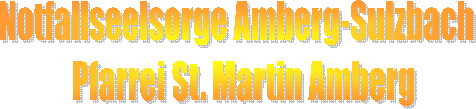 Notfallseelsorge Amberg-Sulzbach 
 Pfarrei St. Martin Amberg